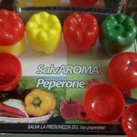 Contenitori salvaroma peperone/pomodoro