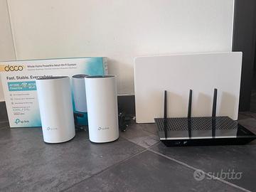 Extender TP Link P9 + router Netgear Nighthawk EX7