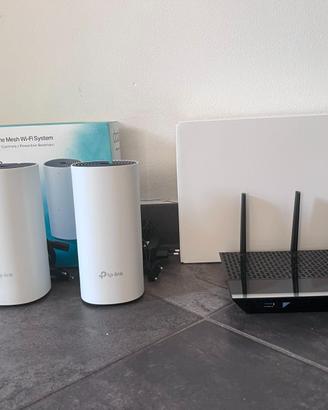 Extender TP Link P9 + router Netgear Nighthawk EX7