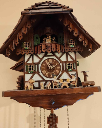 Orologio cucu chalet mec.sett.40cm Anton Schneider