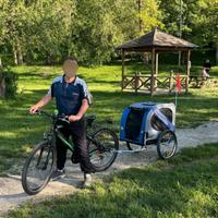 Rimorchio da bici per cani o gatti