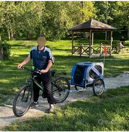 Rimorchio da bici per cani o gatti
