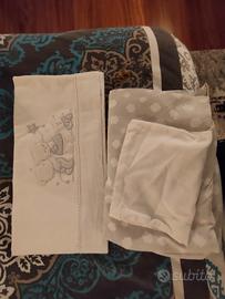 set lenzuola lettino 