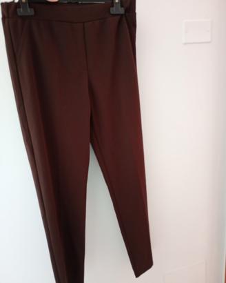 Pantalone donna elegante marrone tg. M