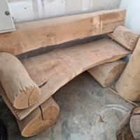 Panca in legno di ciliegio