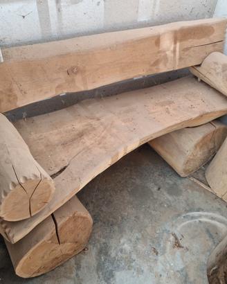 Panca in legno di ciliegio