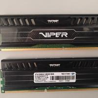 RAM ddr3 2x4gb viper patriot