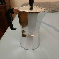 Caffettiera Moka in alluminio nuova x 6 tazze