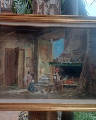 Quadro d'epoca di Vincenzo d'Angelo