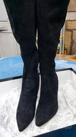 Stivali Primadonna collection, neri in camoscio36