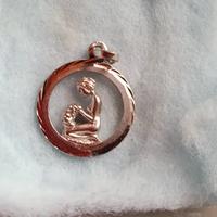 ciondolo argento Vergine