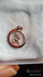 ciondolo argento Vergine