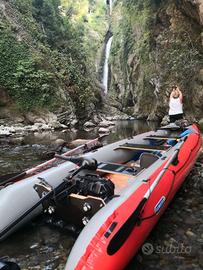 Canoa gonfiabile Gomutex Ruby XL accessori pesca