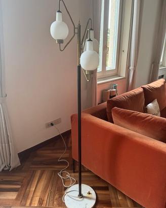 Lampada da terra con tre luci di Stilnovo 1950