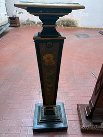 Colonna antica dell 1800 dipinta a mano