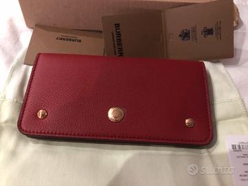 Portafoglio in pelle Burberry