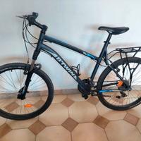 MTB ROCKRIDER 340 GRIGIA-BLU + ACCESSORI