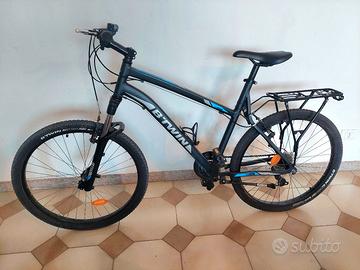 MTB ROCKRIDER 340 GRIGIA-BLU + ACCESSORI