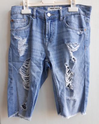 Jeans pinocchietto sopra al ginocchio - donna