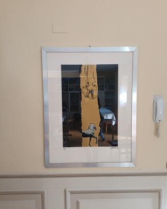 "il cavallo" serigrafia originale 1974