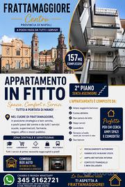 Frattamaggiore: Luminoso appartamento con box auto