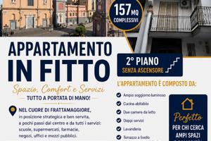 Frattamaggiore: Luminoso appartamento con box auto