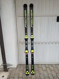 Sci GS Fischer 188cm R=30m. Attacco Fisher Z17