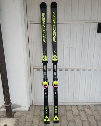 Sci GS Fischer 188cm R=30m. Attacco Fisher Z17