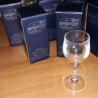 12 + 6 bicchieri in cristallo nuovi in scatola