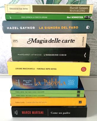 Libri di varie edizioni e tipo