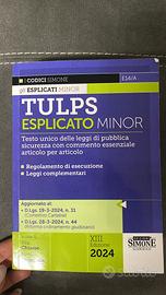 Tulps- testo unico leggi per la pubblica sicurezza