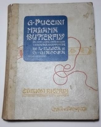 MADAMA BUTTERFLY G.PUCCINI  RICORDI 1907 