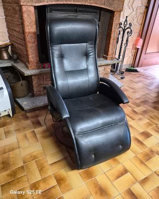 poltrona relax reclinabile e girevole 