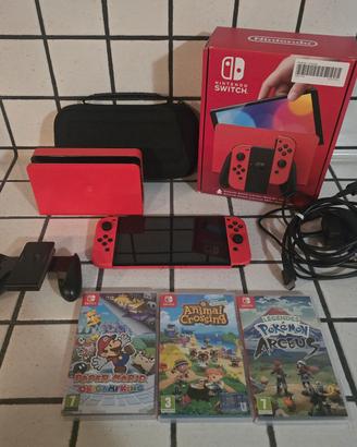 Nintendo Switch Oled: Mario Red Edition 