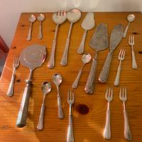 Posate miste in silver