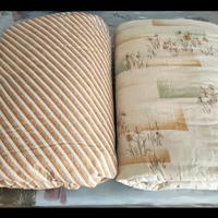2 coperte imbottite singole double face