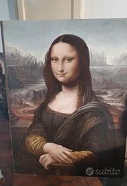 Dipinto olio su tela Gioconda