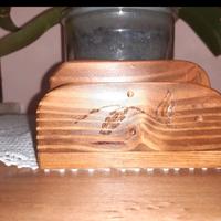 portalettere in legno da tavolo