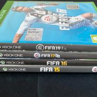 Lotto Giochi Fifa 19-17-16-15 per Xbox One