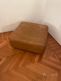 pouf pelle anni 70 