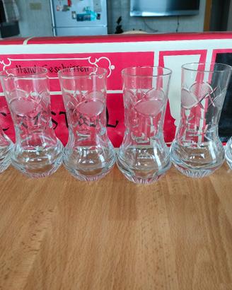 bicchieri cristallo highball vintage 