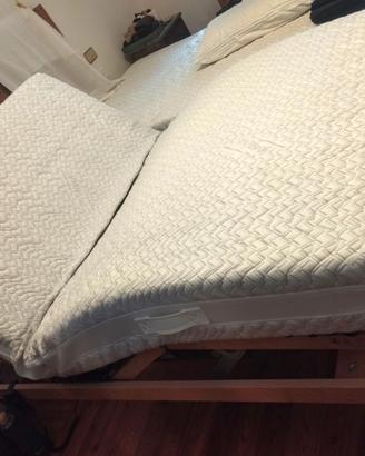 Letto SIRIO 1piazza e ½ rete elettrica + materasso