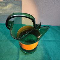 Brocca da cocktail antica 1960 vetro empoli