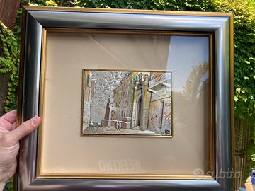 Quadro in rilievo argento 925. Fratelli ottaviani