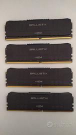 Kit RAM Crucial Ballistix 32GB 3600MHz CL16