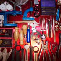 attrezzi pressa vetri tornio orologiaio