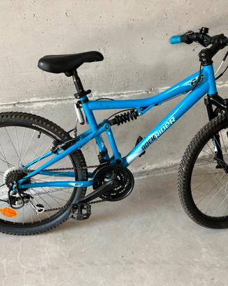 Bici mountain bike bi-ammortizzara  ruote 24