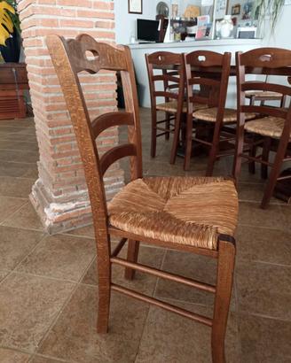 Sedie in legno