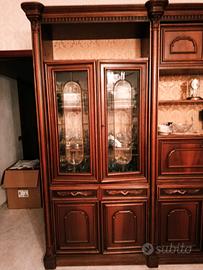 vetrina legno massello 