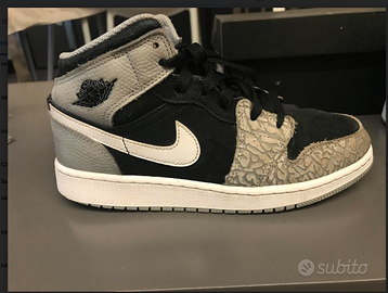 NIKEairJORDANmid1TG37,5ELEPHANTprintRETAIL300euro